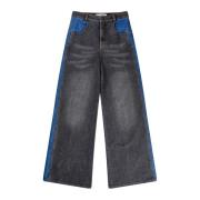 Elegant tofarvet jeans 2-Black