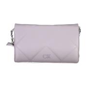 Lilla Crossbody Taske med Clip Lukning