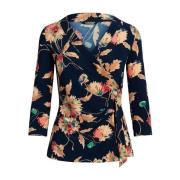 Blomstret Bluse