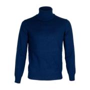 Herre højhalset sweater uld cashmere