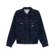 Indigo Camo Denim Jakke