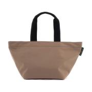 Farveblok Nylon Tote Taske