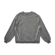 Sort Bomuld Crewneck Facade