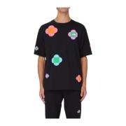 Grafisk Print Oversized Bomuld T-shirt