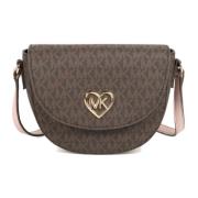 Monogram Print Mini Crossbody Taske