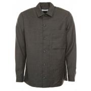 Genbrugsuld Overshirt med Krave