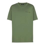 Løs T-shirt med Balain Signature broderi