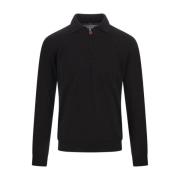 Silke og cashmere blanding polo shirt