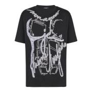 T-shirt med torso og 'Love Letter' broderi