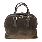 Suede Unisex Taske med Dobbelt Rum