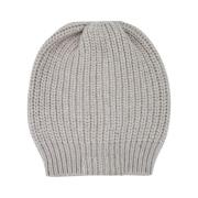 Kashmir Silke Beanie med Pailletter