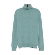 Kashmir Strik Rullekrave Sweater