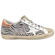 Zebra Superstar Sneakers Hvid/Orange