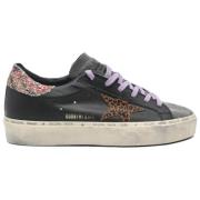 Sort Leopardstjerne Sneakers