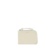 Ivory Kalveskind Clutch Pung med Logo