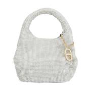 Sølv Mini Hobo Taske