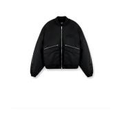 Nylon Bomber Jakke