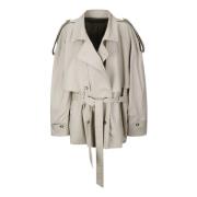 Kort Gabardine Trench Coat