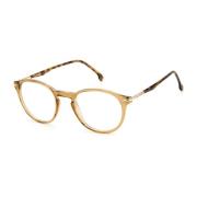 Beige Acetatrammer med skive