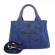 Pre-owned Canvas prada-tasker