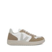 Hvide Naturlige Sahara Sneakers