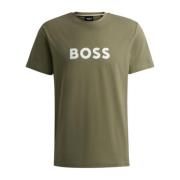 Herre Logo Print Bomuld T-Shirt