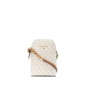 Hvid Logo Crossbody Taske