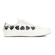 Hvide Heart Low Top Sneakers