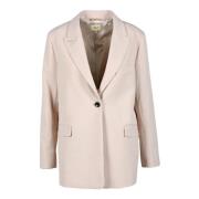 Elegant Blazer med Polyesterblanding