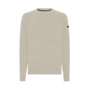 Crewneck Sweater i engelske ribben