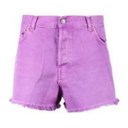 Linned Bomuld Shorts