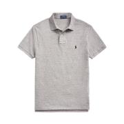 Custom Slim Fit Mesh Polo Shirt