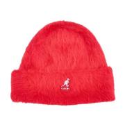 Blød Furgora Cuff Beanie i Scarlet