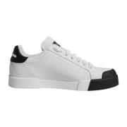 Logo Portofino Sneaker Sko Sort Hvid