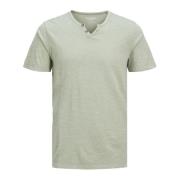 Split Neck Herre T-shirt