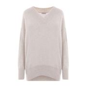 Beige Cashmere-Silke Strikkevarer Kollektion