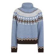 Himmelsk Vinter Turtleneck Sweater