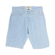 Stribet bomuld Bermuda shorts