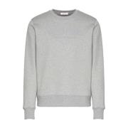 Grå Logo Sweatshirt Stilfuld Komfort