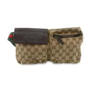 Pre-owned Canvas gucci-tasker