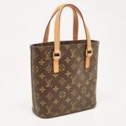 Pre-owned Coated canvas louis-vuitton-tasker