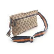 Pre-owned Canvas gucci-tasker