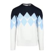 Blå/Hvid Sweater - U.S. Polo Assn. Collection