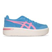 Suede Sneakers i Waterscape | Sweet Pink