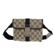 Pre-owned Canvas gucci-tasker