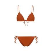 Terracotta Trekantet Bikini Sæt