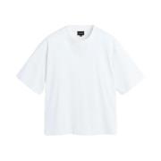 Oversize Klassisk Sort Bomuld T-shirt