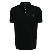 Slim Fit Bomuld Mesh Polo Skjorte