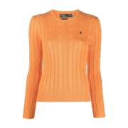 Flet Crew Neck Sweater Orange