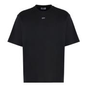 Ribbet Crew-Neck Bomuld T-Shirt